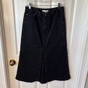 Tibi Black Midi Skirt